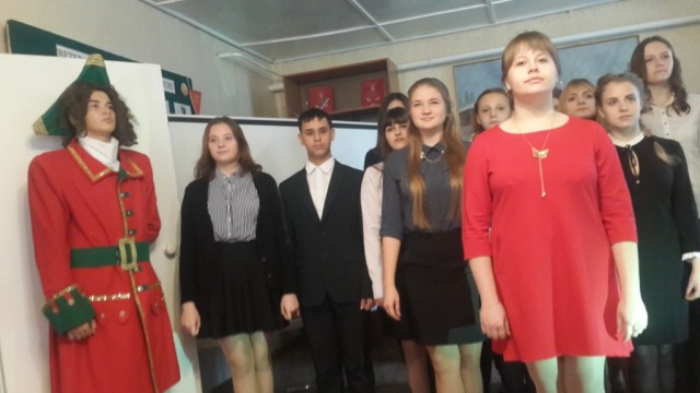 Юные панфиловцы из Петровска провели брифинг для СМИ