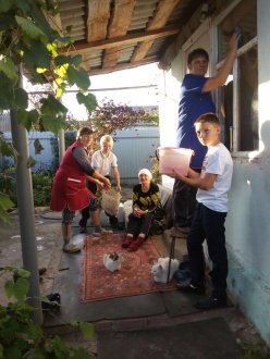 В Лысогорском районе прошла акция "Чистый двор"