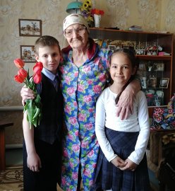 В Лысогорском районе прошла поздравительная акция, посвященная Дню Победы в Великой Отечественной войне