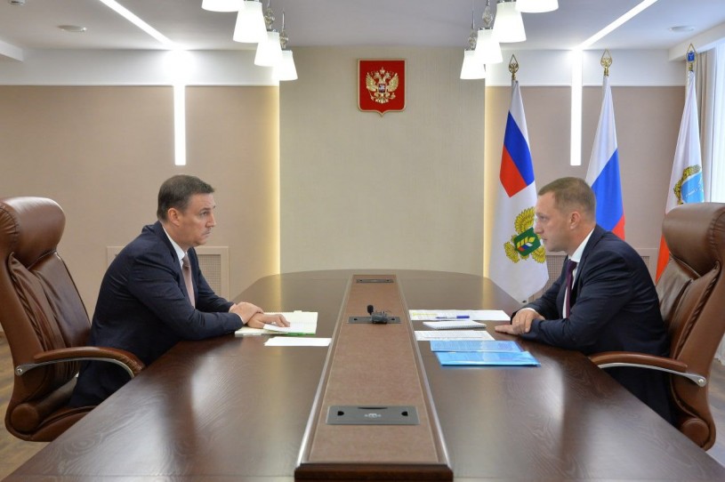 ​Дмитрий Патрушев и Роман Бусаргин провели рабочую встречу по вопросам развития саратовского АПК