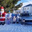 Полицейский Дед Мороз продолжает поздравлять детей Лысогорского района с новогодними праздниками
