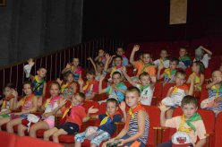 Ребята из лагеря с дневным пребыванием детей Лысогорского района посетили цирковое представление
