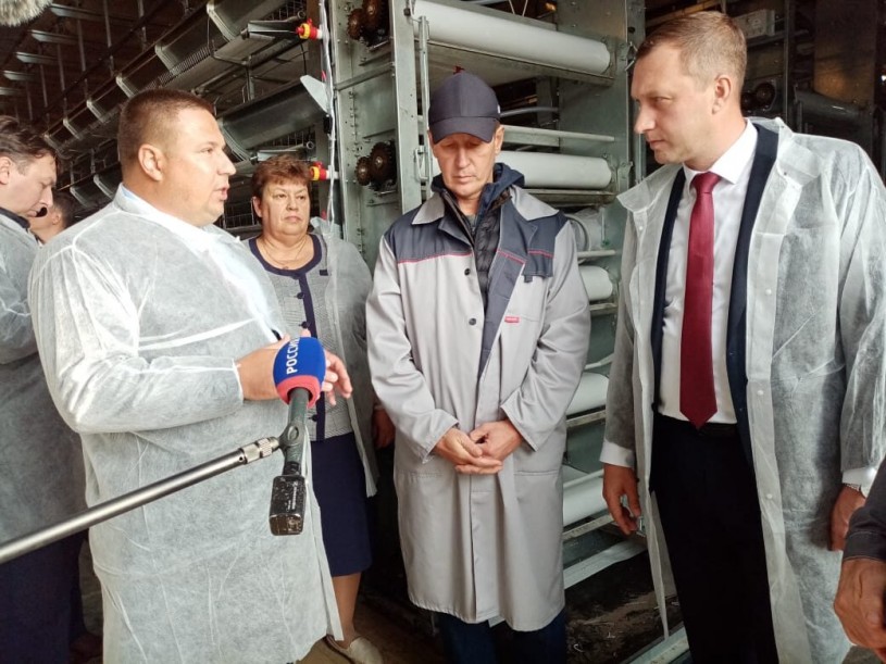 Лысогорский район с рабочим визитом посетил Губернатор области Роман Бусаргин