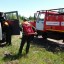 На территории Лысогорского лесничества прошла учебная тренировка по обнаружению и тушению лесного пожара
