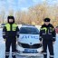 ​В Лысогорском районе сотрудники госавтоинспекции помогли водителю выбраться из снежного плена
